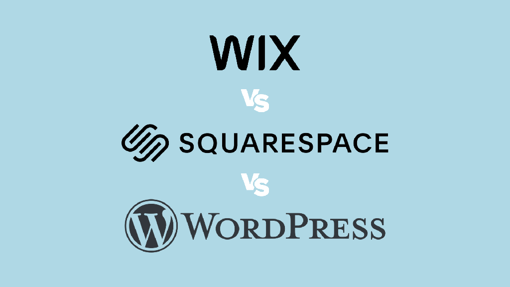 WordPress vs Wix vs Squarespace