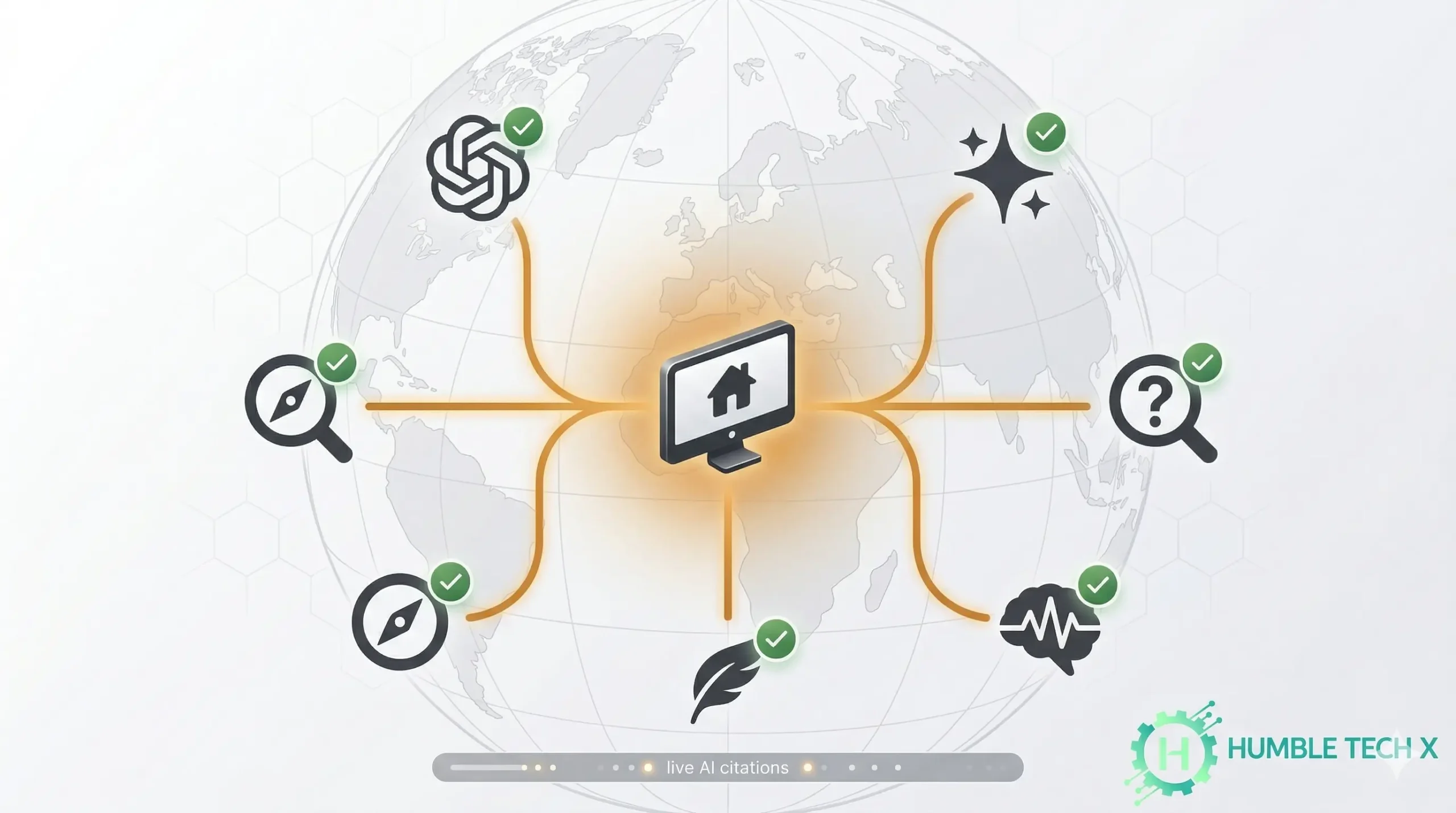 GEO for small business infographic – how to get cited by ChatGPT, Gemini, and Perplexity in 2026