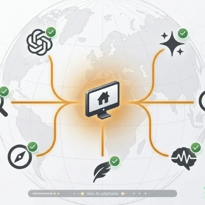 GEO for small business infographic – how to get cited by ChatGPT, Gemini, and Perplexity in 2026